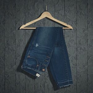 Madewell Women's Blue Jeans - 10" High-Rise Skinny - 26